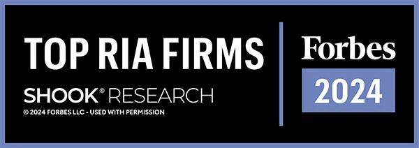 Forbes 2024 Top RIA Firms badge